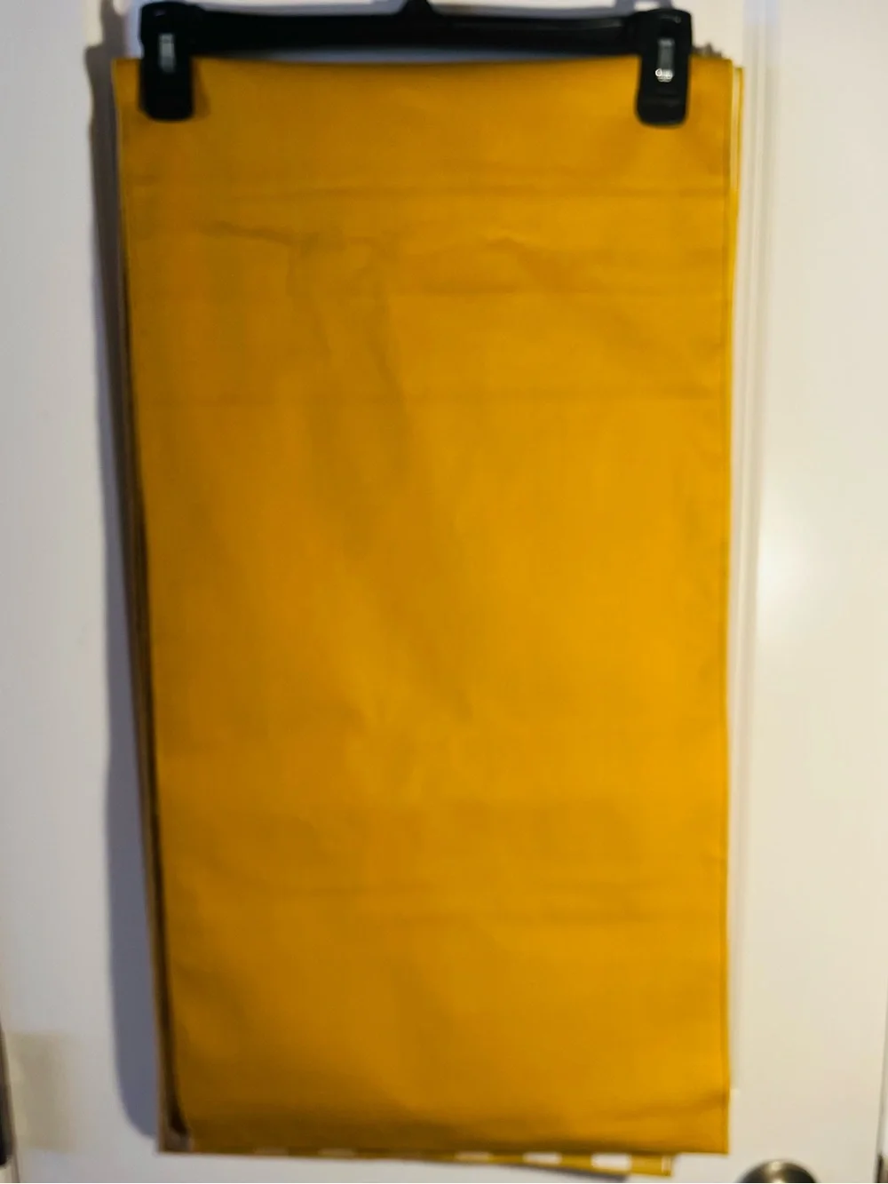 Threshold 108”x14” Cotton Gingham Check Extended Length Table Runner in Yellow